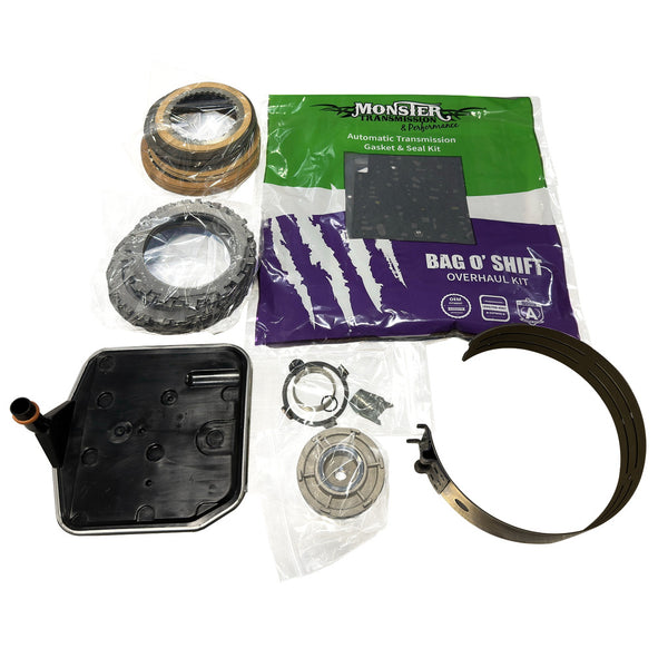 TH400 Transmission Rebuild Kit, Clutches, Front Band, Pump Bushing