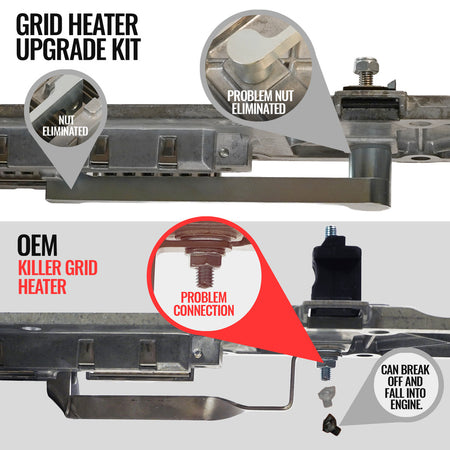 KILLER GRID HEATER UPGRADE KIT DODGE/RAM 6.7L CUMMINS 2500/3500 PICK-UP 3500/4500/5500 CAB & CHASSIS 2007-2024