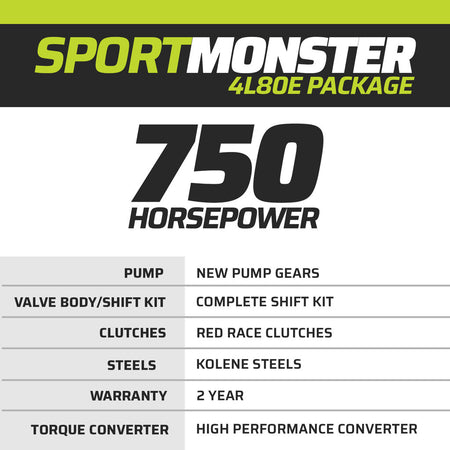 SportMonster Chevy 4L80E Transmission & Torque Converter